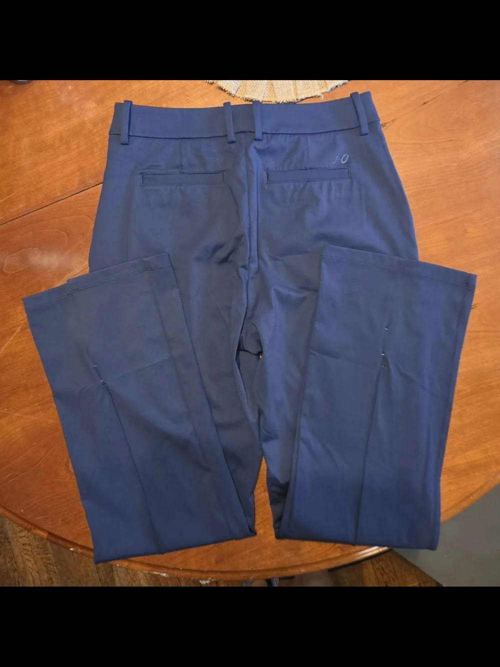 Johnnie-O Hallie Navy Performance Pants | Women's Small Stretch Golf Travel Care